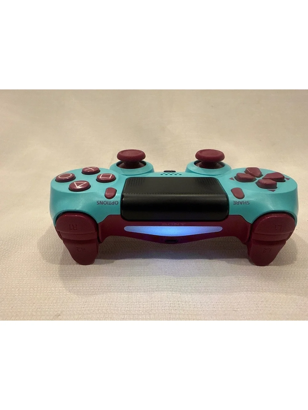 Sony DualShock 4 Wireless  Controller CUH-ZCT2U - Turquoise and Burgundy
